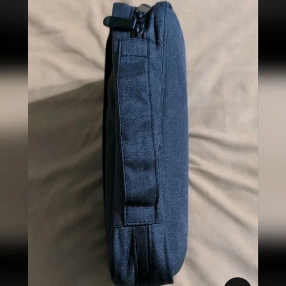 Bible Carrying Book Case Black and Gray Bag Scout Book Cover Handle - Picture 3 of 11